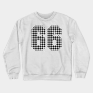 Plaid Number - 66 - Dark Crewneck Sweatshirt